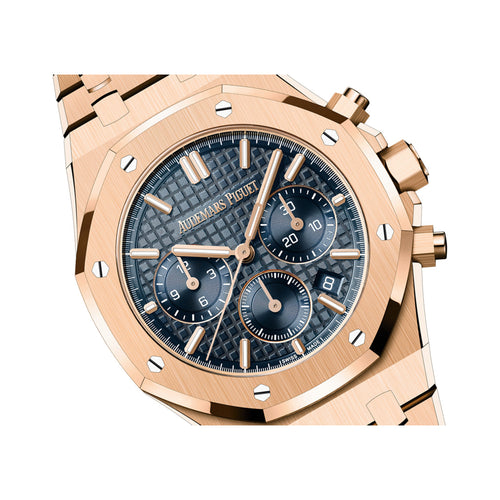 Audemars Piguet Royal Oak Rose Gold Blue Dial 267150or 1356or 01 Watch