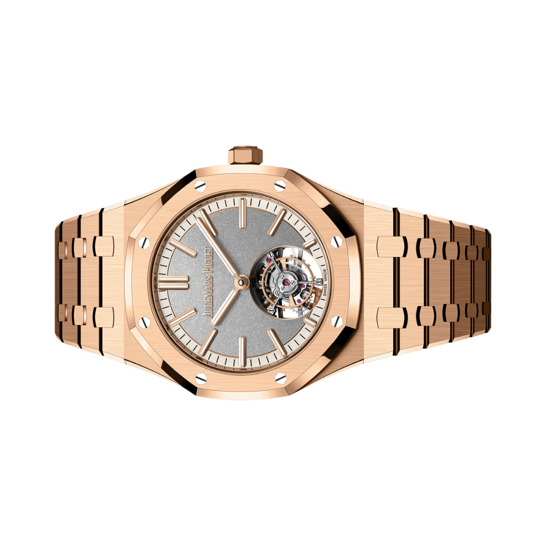 Audemars Piguet Royal Oak Rose Gold Gray Dial Watch – Gold & Rose Gold & Gray