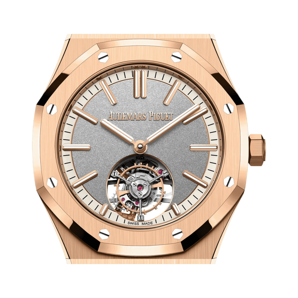 Audemars Piguet Royal Oak Rose Gold Gray Dial Watch – Gold & Rose Gold & Gray