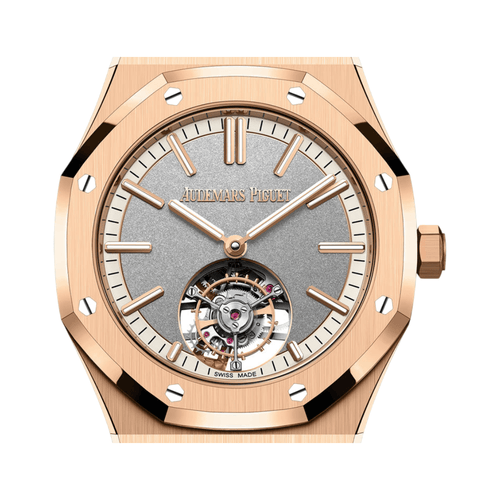 Audemars Piguet Royal Oak Rose Gold Gray Dial Watch – Gold & Rose Gold & Gray