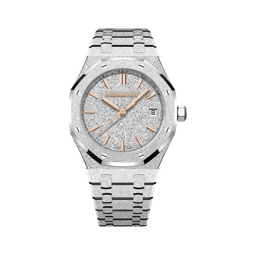 Audemars Piguet Royal Oak Frosted Dial Watch – Frosted & Dial