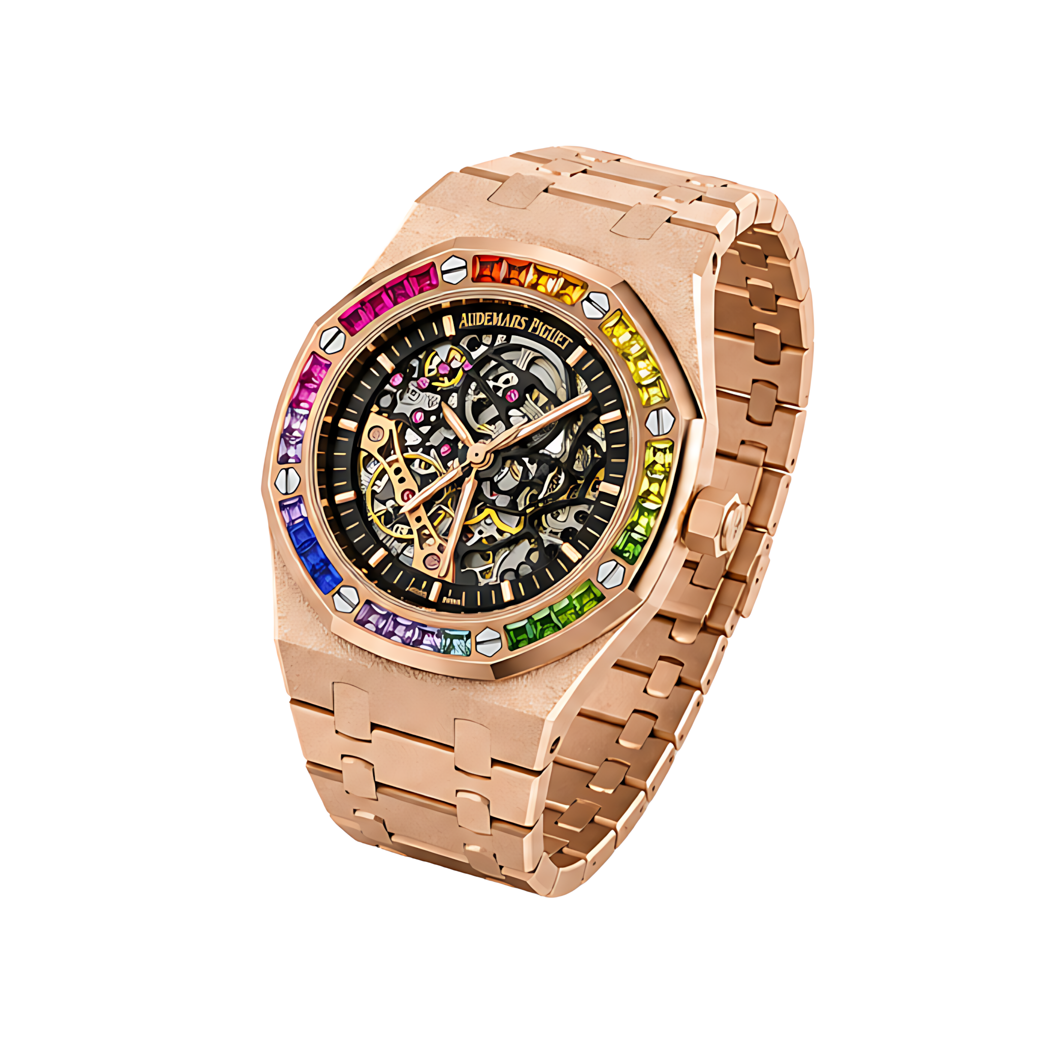 Audemars Piguet Royal Oak Rainbow Frosted Rose Gold Watch – Gold & Rose Gold & Frosted