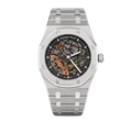 Audemars Piguet Royal Oak Skeleton Silver Black Dial Watch – Black & Silver & Skeleton