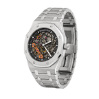 Audemars Piguet Royal Oak Skeleton Silver Black Dial Watch – Black & Silver & Skeleton