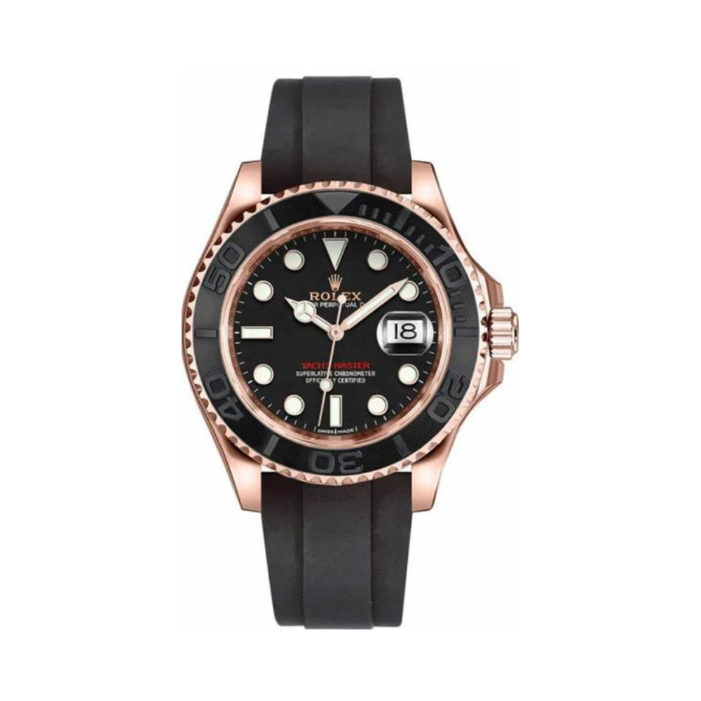 Rolex Oyster Perpetual Black Dial Watch – Black & Dial