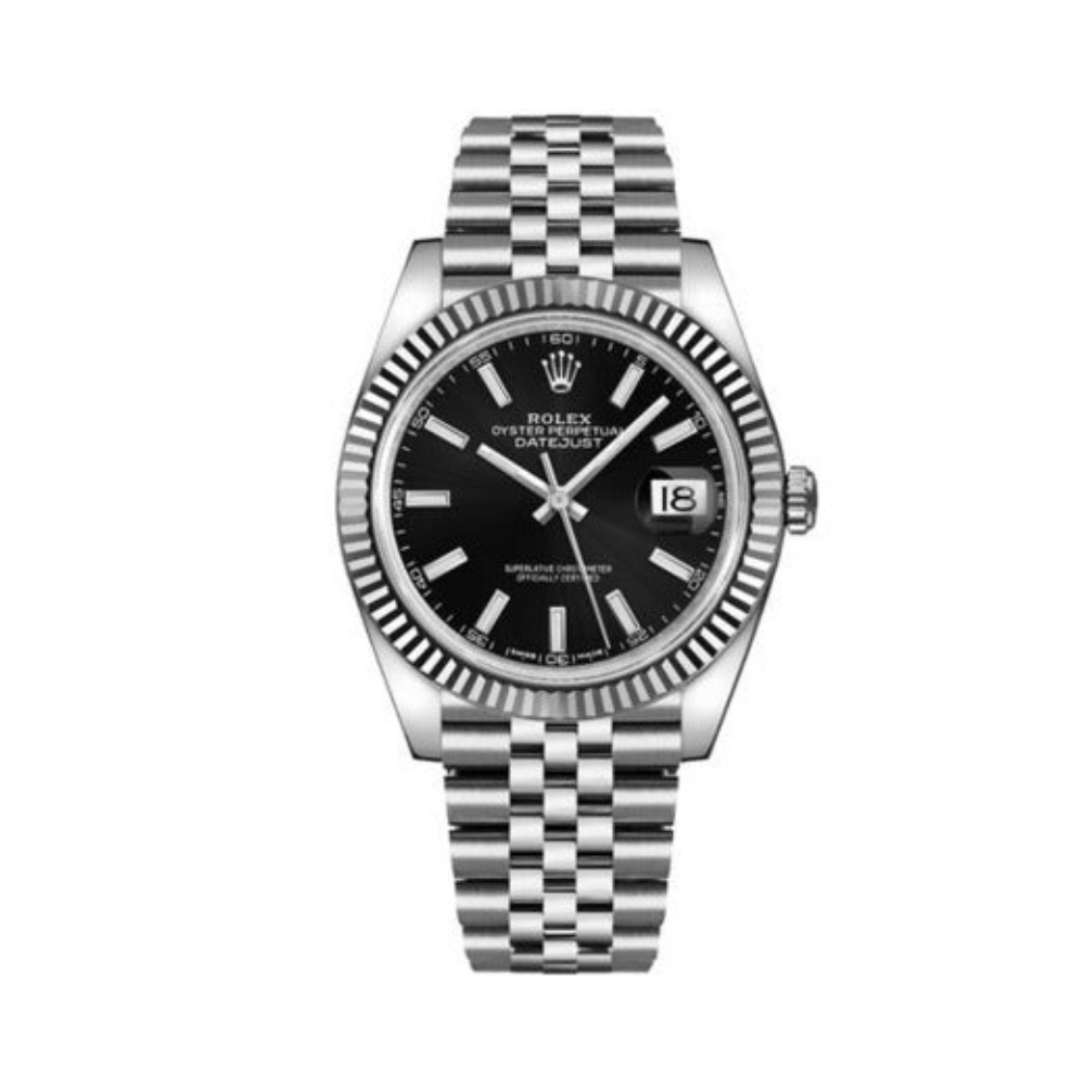 Rolex Datejust 41 Black Dial 126334 0018 Watch – Black & Dial