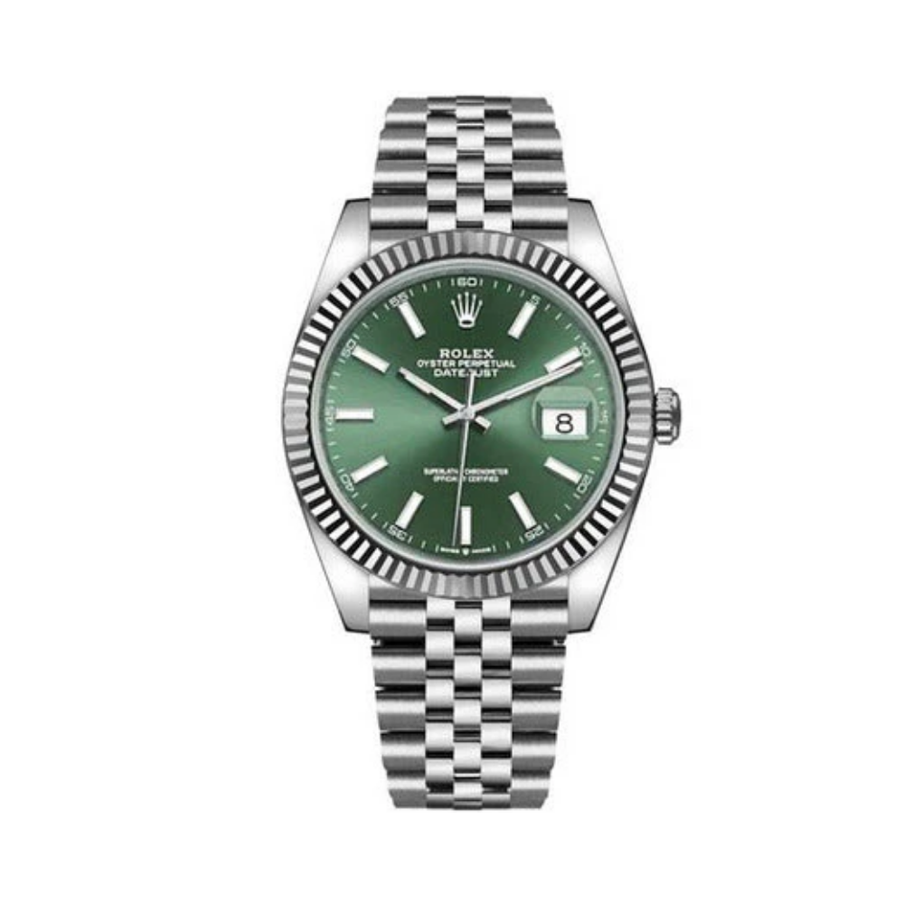 Rolex Datejust 41 Green Dial Watch – Green & Dial