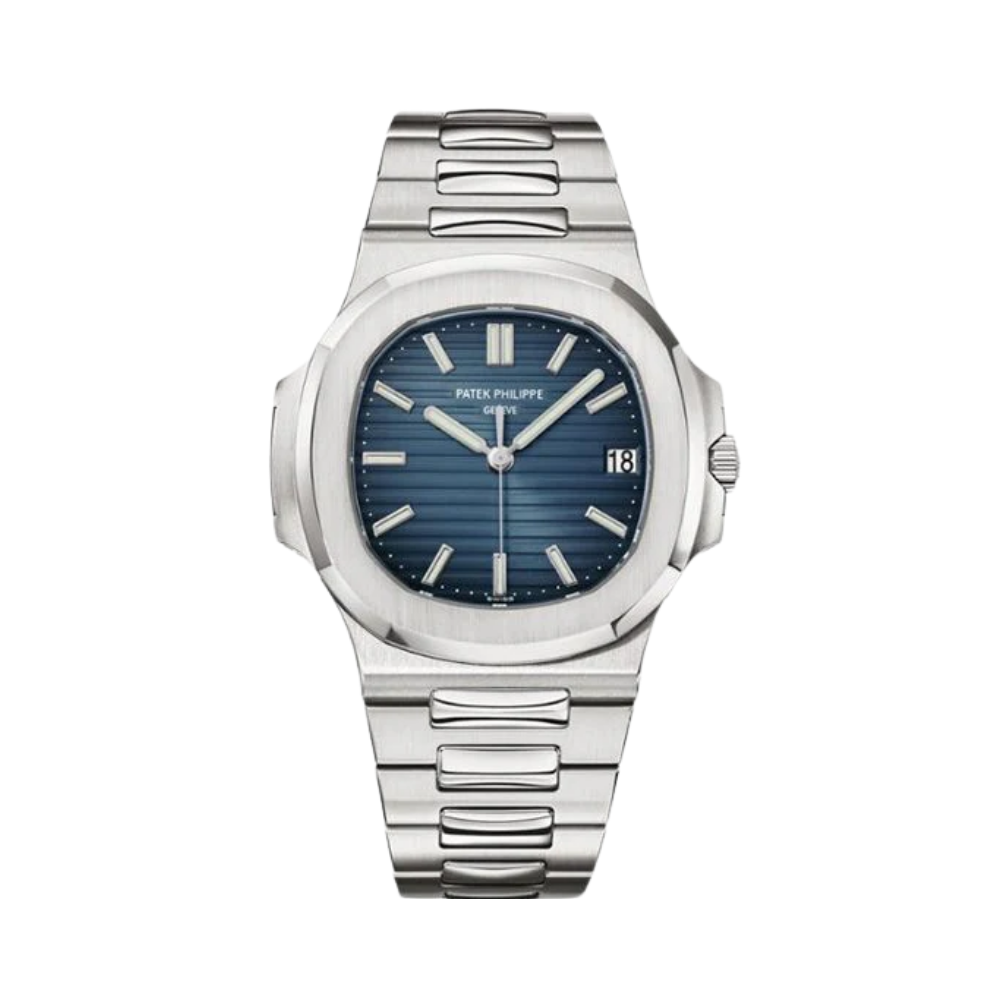 Patek Philippe Nautilus Black-Blue Dial Watch – Black & Blue & Dial