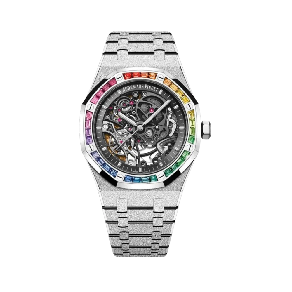 Audemars Piguet Royal Oak Frosted Grey Dial Watch – Grey & Frosted & Dial
