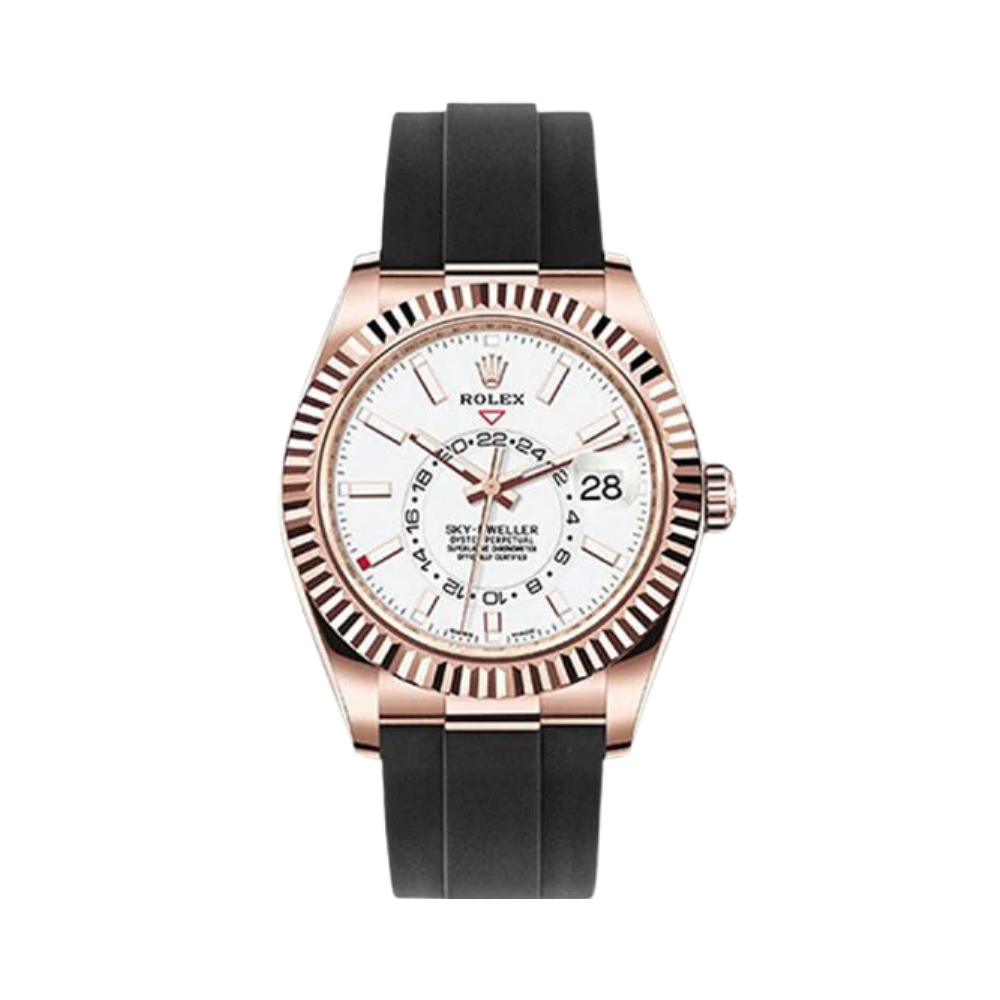 Rolex Oyster Perpetual White Dial Watch – White & Dial