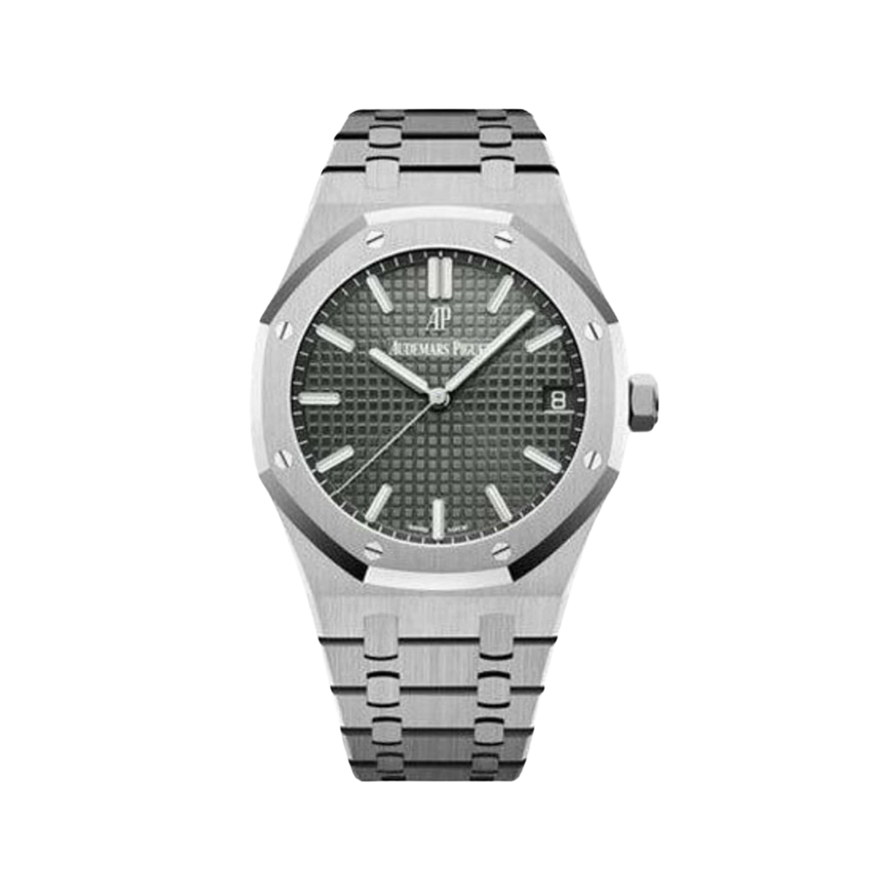 Audemars Piguet Royal Oak Selfwinding Stainless Steel Green Dial Watch