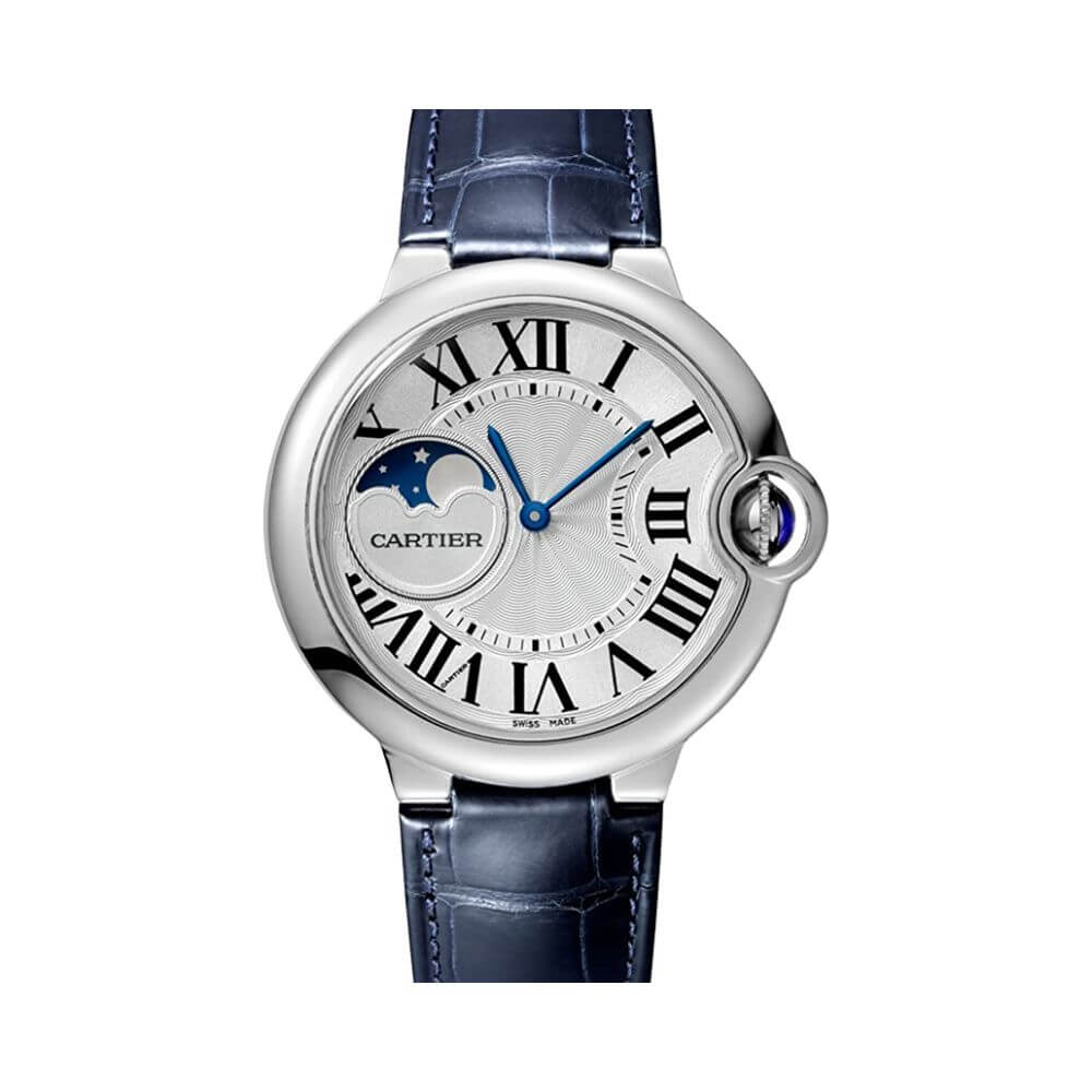 Cartier Moonphase Blue Dial Watch – Blue & Dial