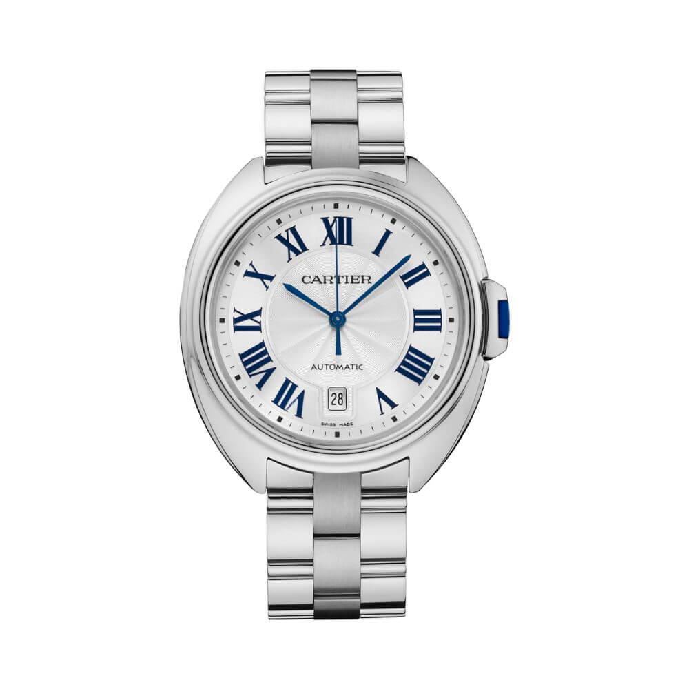Cartier Silver Dial Watch – Silver & Dial