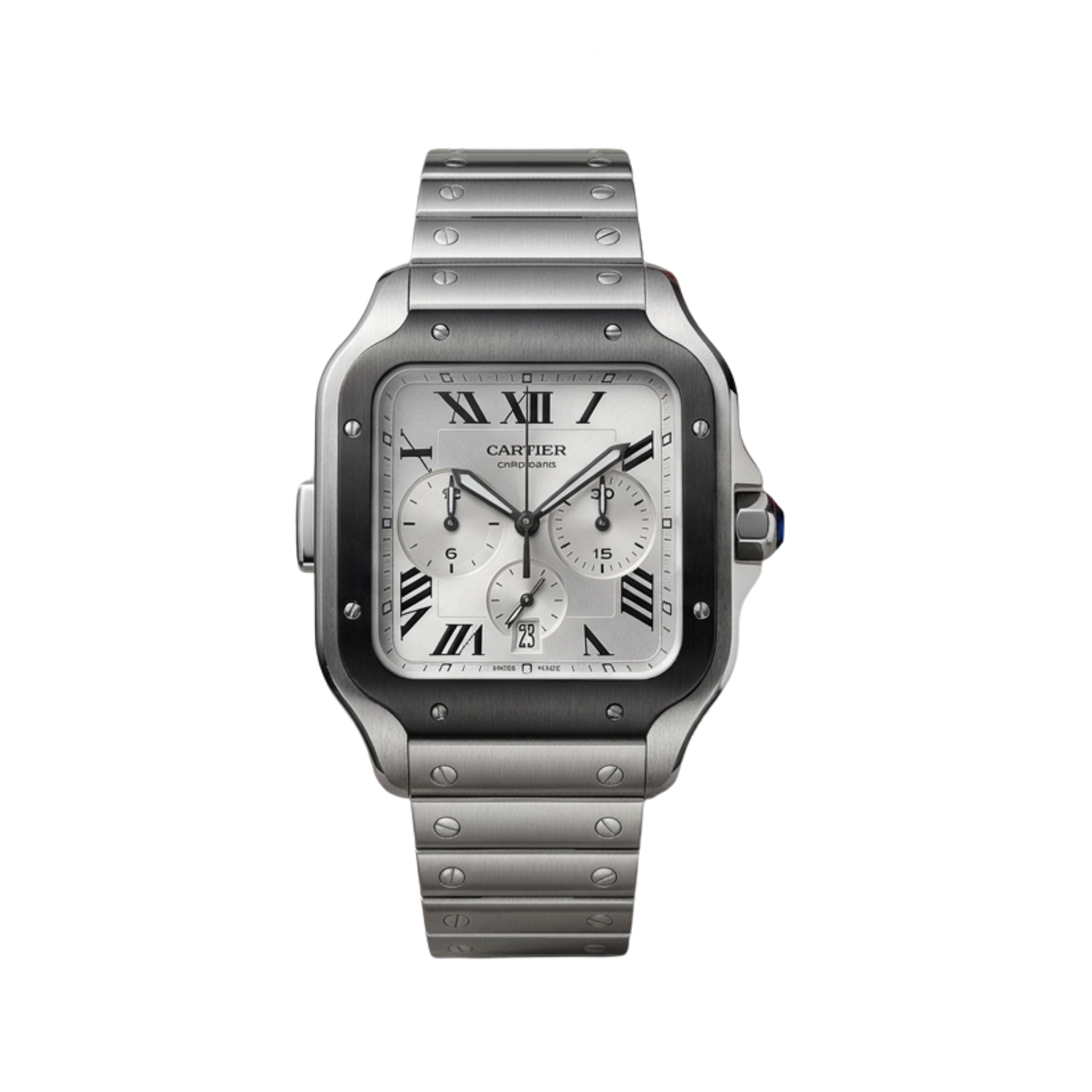 Cartier Santos de Chronograph Stainless Steel Watch