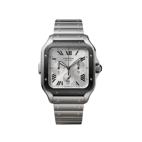 Cartier Santos de Chronograph Stainless Steel Watch