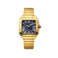 Cartier Santos de Golden Steel Blue Dial Watch – Blue & Dial