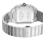 Cartier Santos de Large Green Dial Stainless Steel Watch