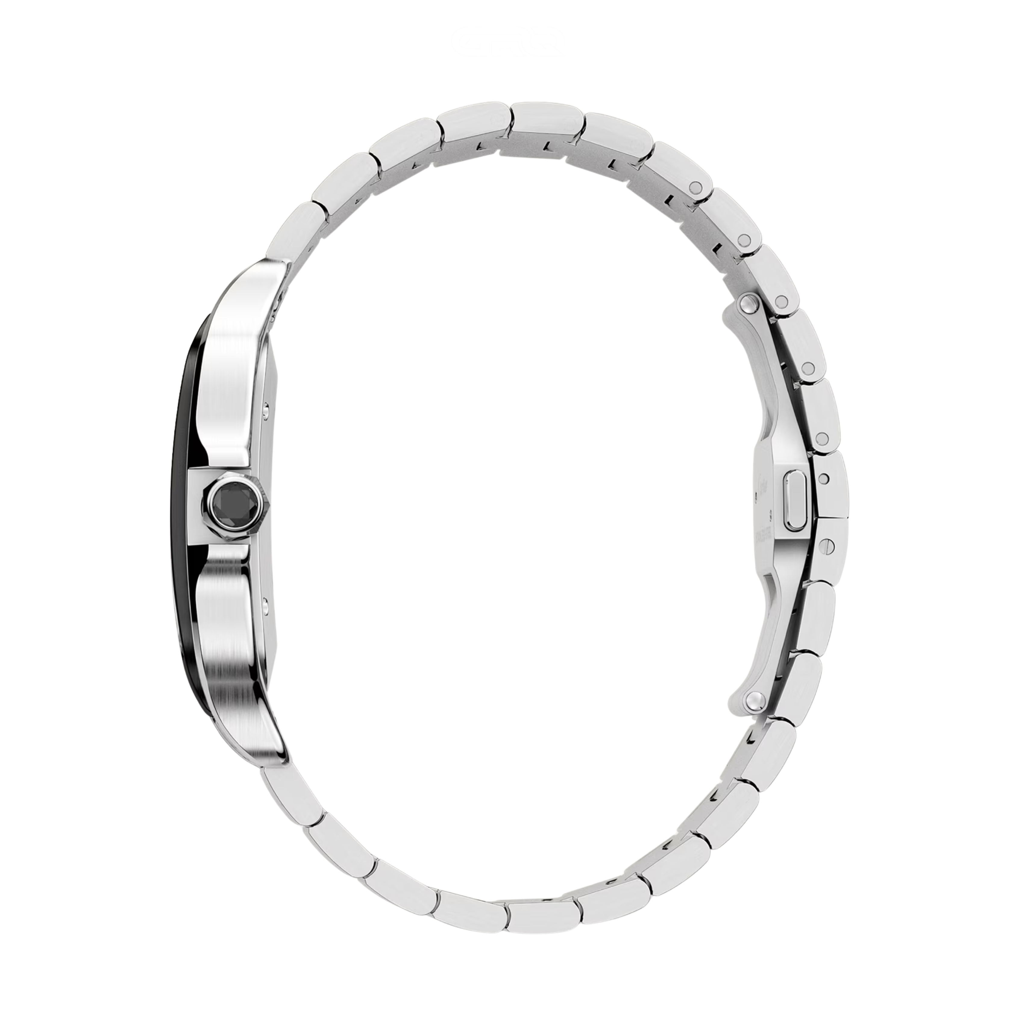 Cartier Santos de Steel Black Dial Watch – Black & Dial