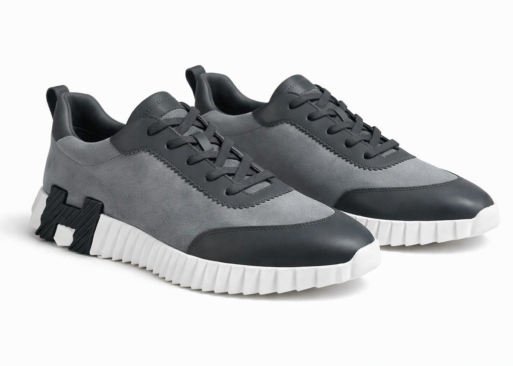Hermès Bouncing Stormy Gray Sneaker – Men’s Edition