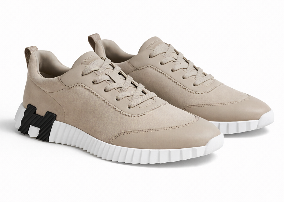 Hermès Bouncing Beige Sketch Low-Top Sneaker – Men’s Edition