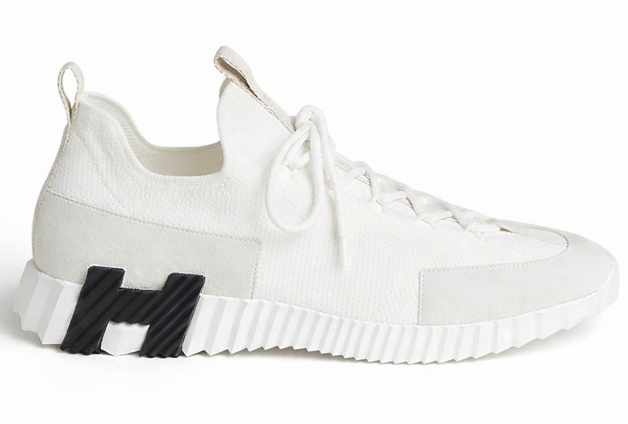 Hermès Lift White Slip-On Sneaker – Men’s Edition