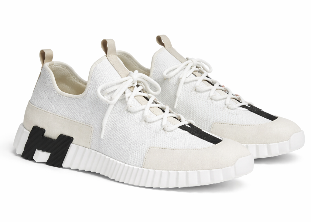 Hermès Lift White Slip-On Sneaker – Men’s Edition