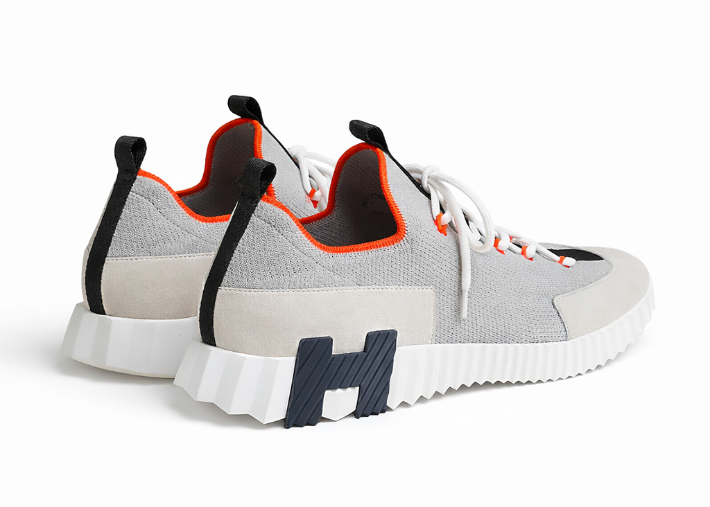 Hermès Lift Multicolore Beige Galet Slip-On Sneaker – Men’s Edition