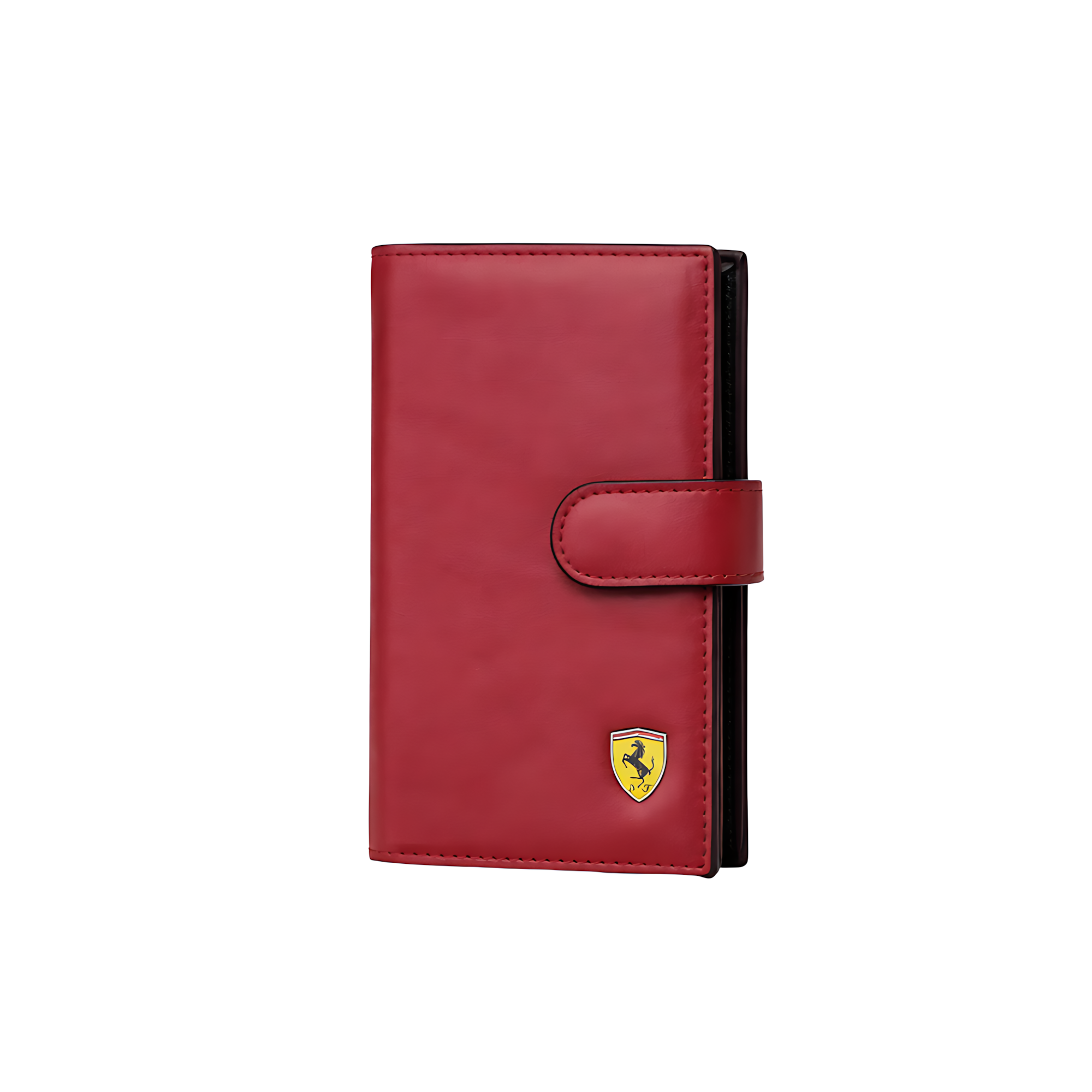 Ferrari Red Leather Horse Wallet – Red & Leather
