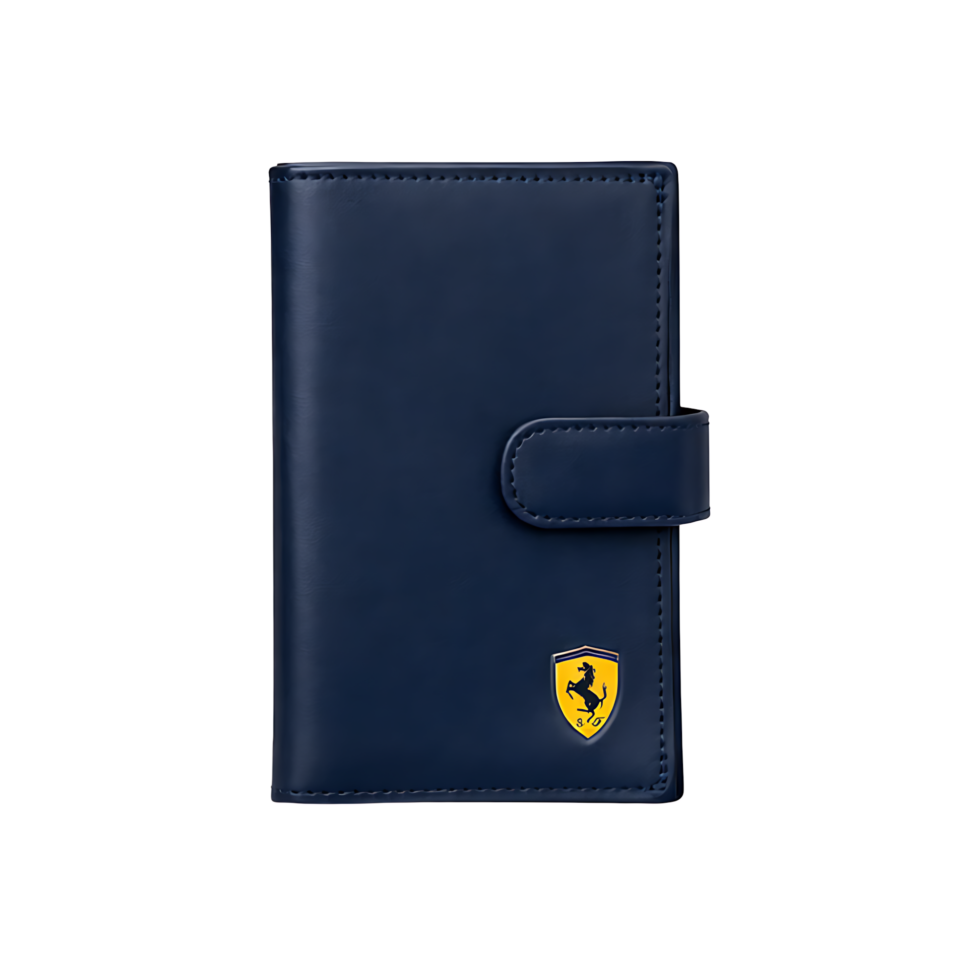 Ferrari Blue Leather Horse Wallet – Blue & Leather