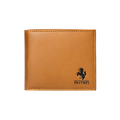 Ferrari Bi Fold Brown Leather Horse Wallet – Brown & Leather