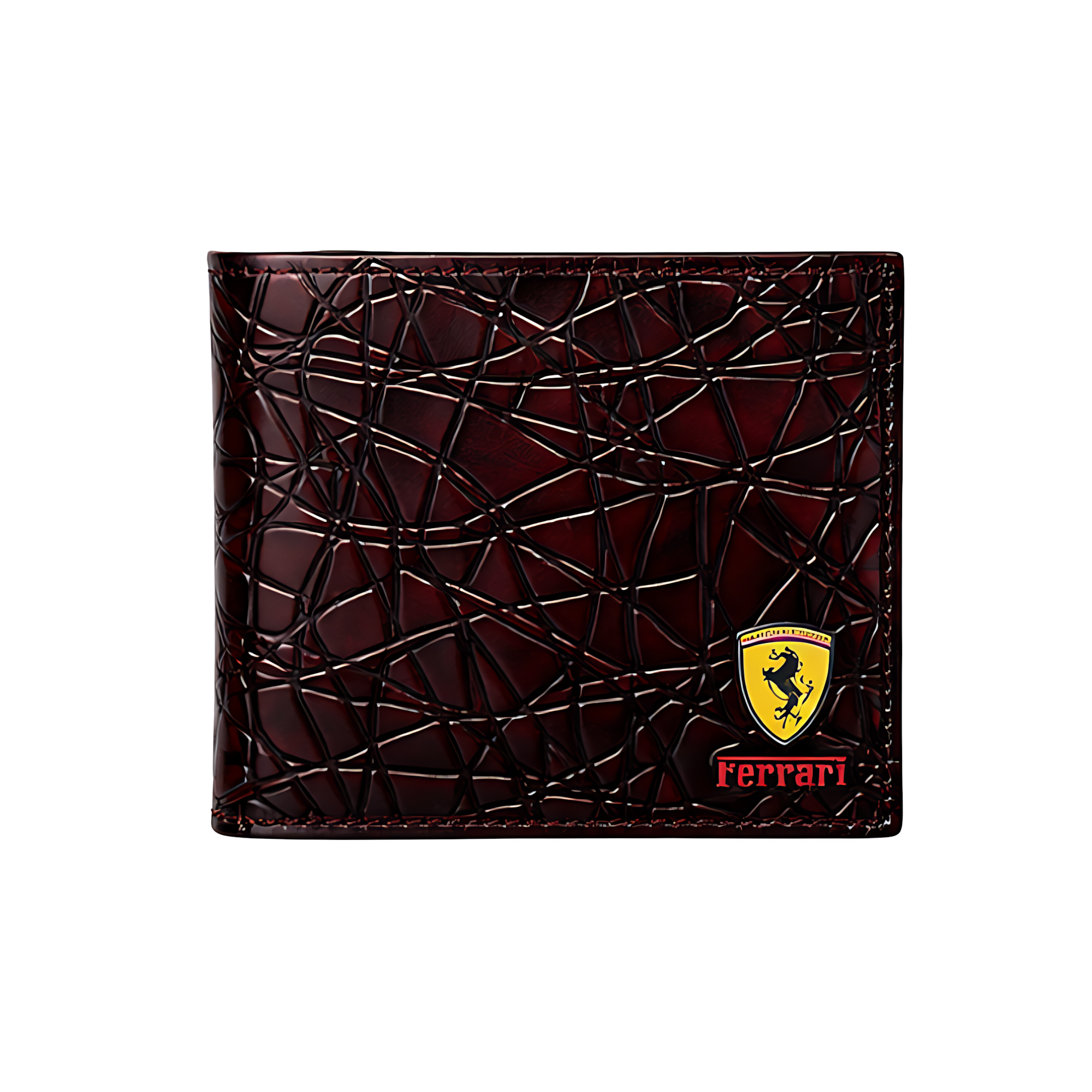 Ferrari Premium Bi Fold Horse Wallet