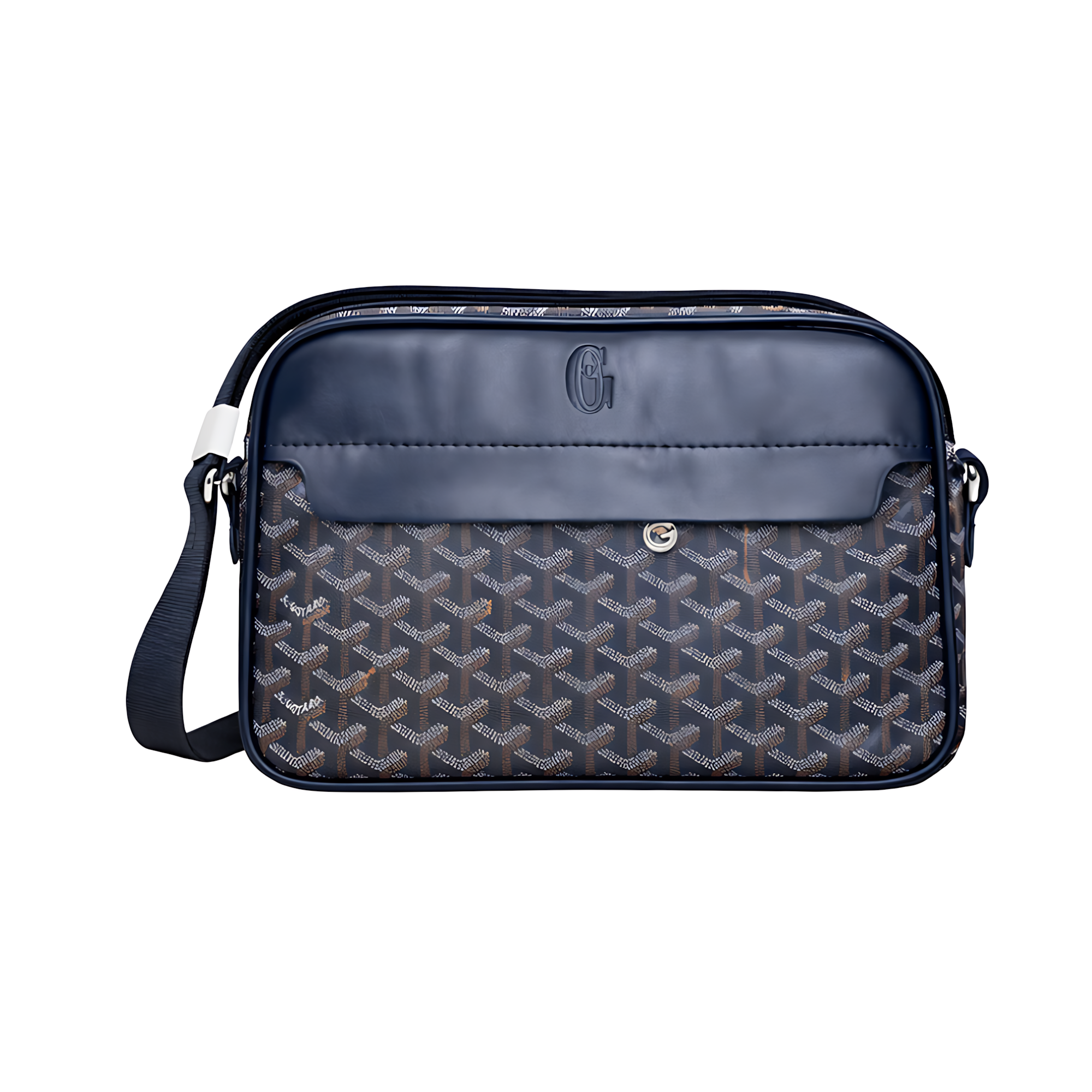 Goyard Navy Blue Canvas Crossbody Bag – Blue & Canvas