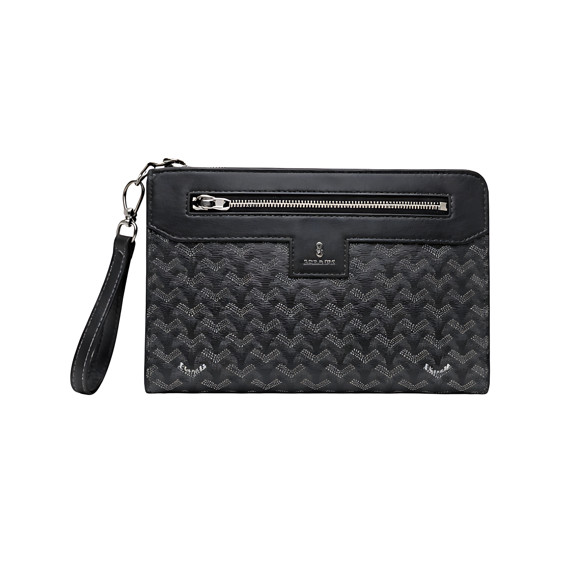 Goyard Black Grey Pouch – Black & Grey