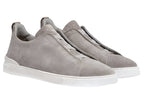 Zegna Triple Stitch Grey Sneaker – Men’s Edition