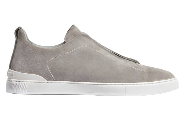 Zegna Triple Stitch Grey Sneaker – Men’s Edition