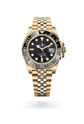 Rolex GMT-Master II Yellow Gold Black Dial Watch – Black & Gold & Yellow