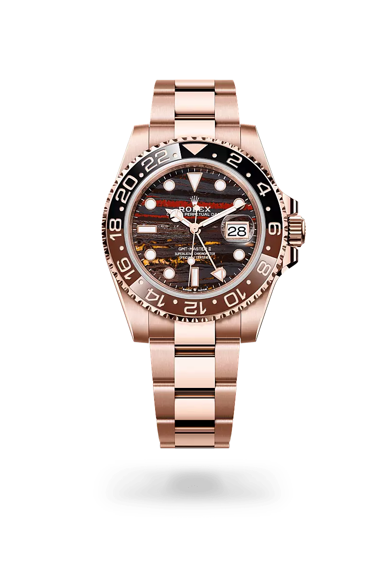 Rolex GMT-Master II Everose Tiger Eye Dial Watch