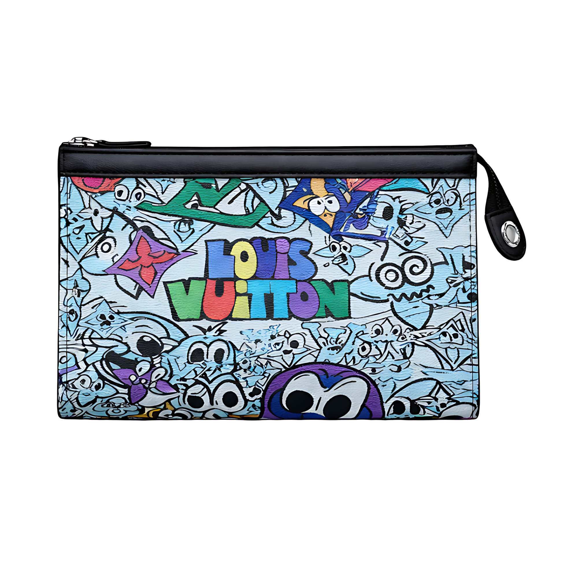 Louis Vuitton Cartoon Multi Canvas Pouch