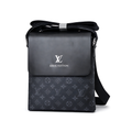 Louis Vuitton Black LV Canvas Crossbody Bag – Black & Canvas