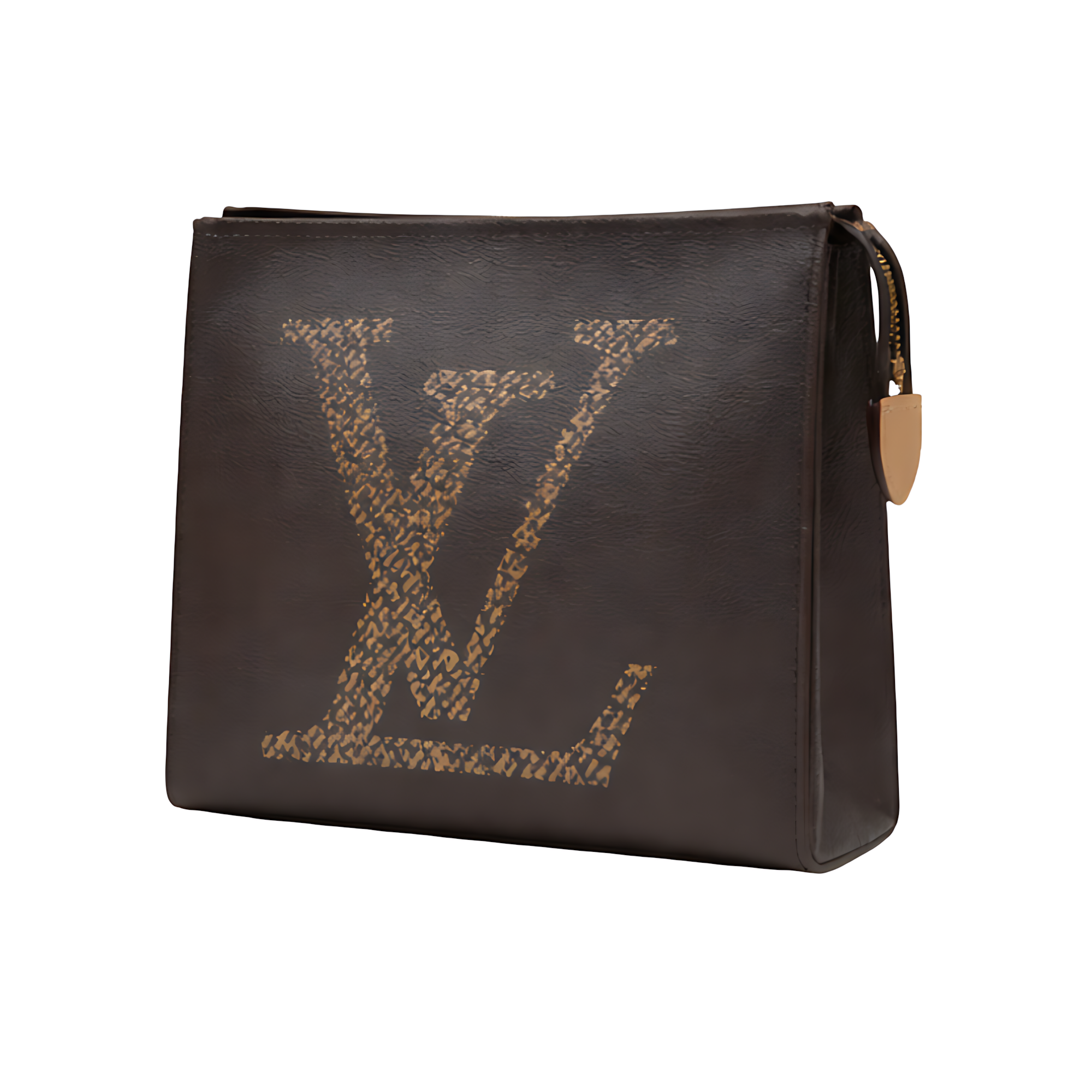 Louis Vuitton Dark Brown Leather LV Bag – Brown & Dark Brown & Leather