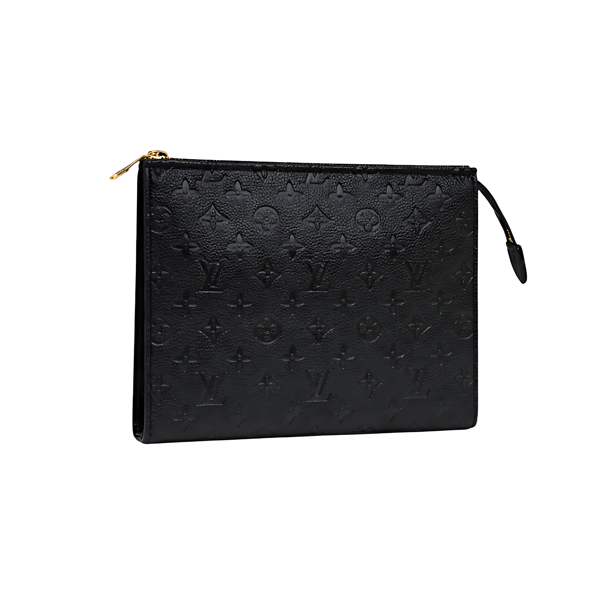 Louis Vuitton Black Leather Pouch – Black & Leather