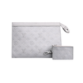 Louis Vuitton Grey LV Design Pouch