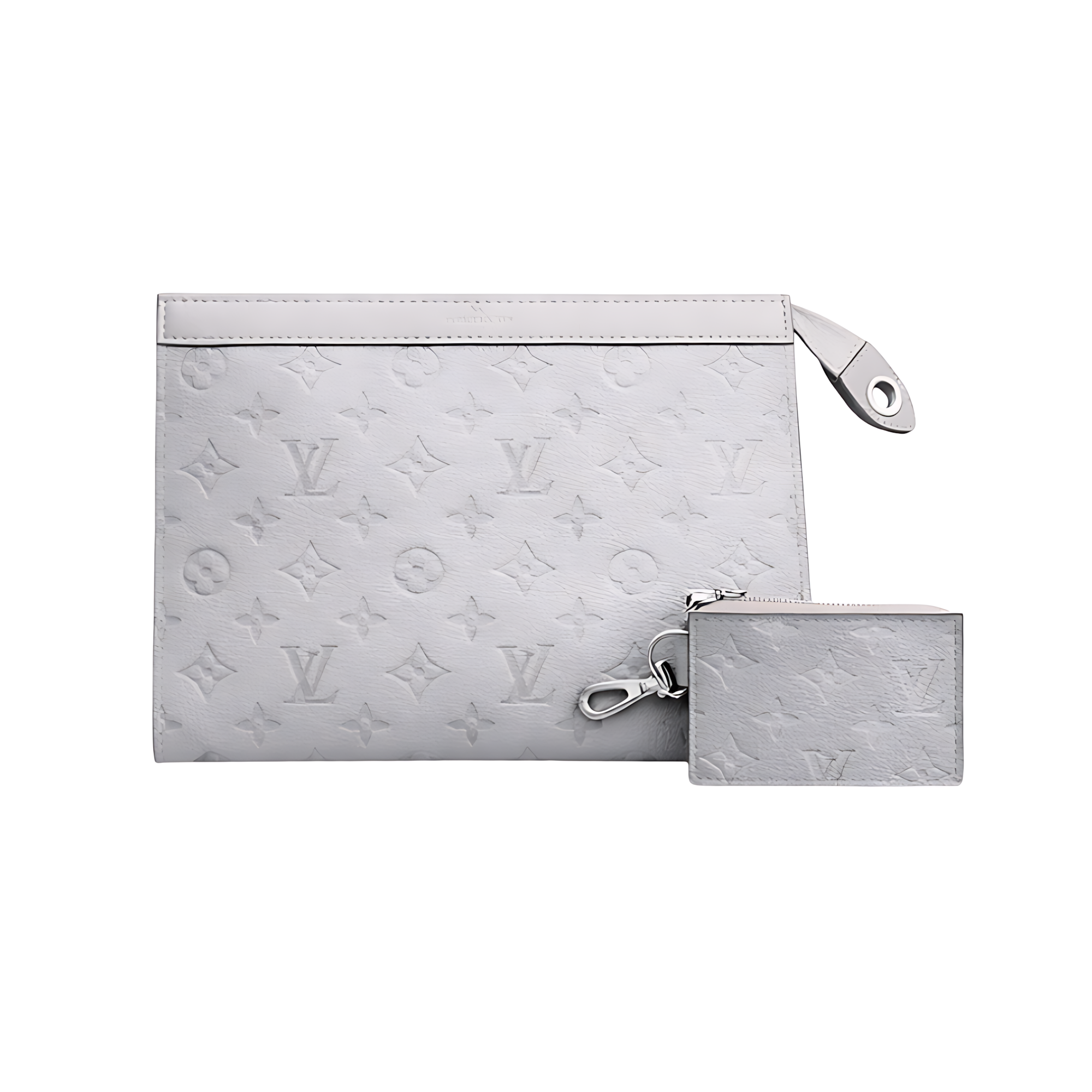 Louis Vuitton Grey LV Design Pouch