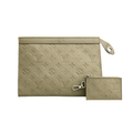 Louis Vuitton Olive LV Design Pouch