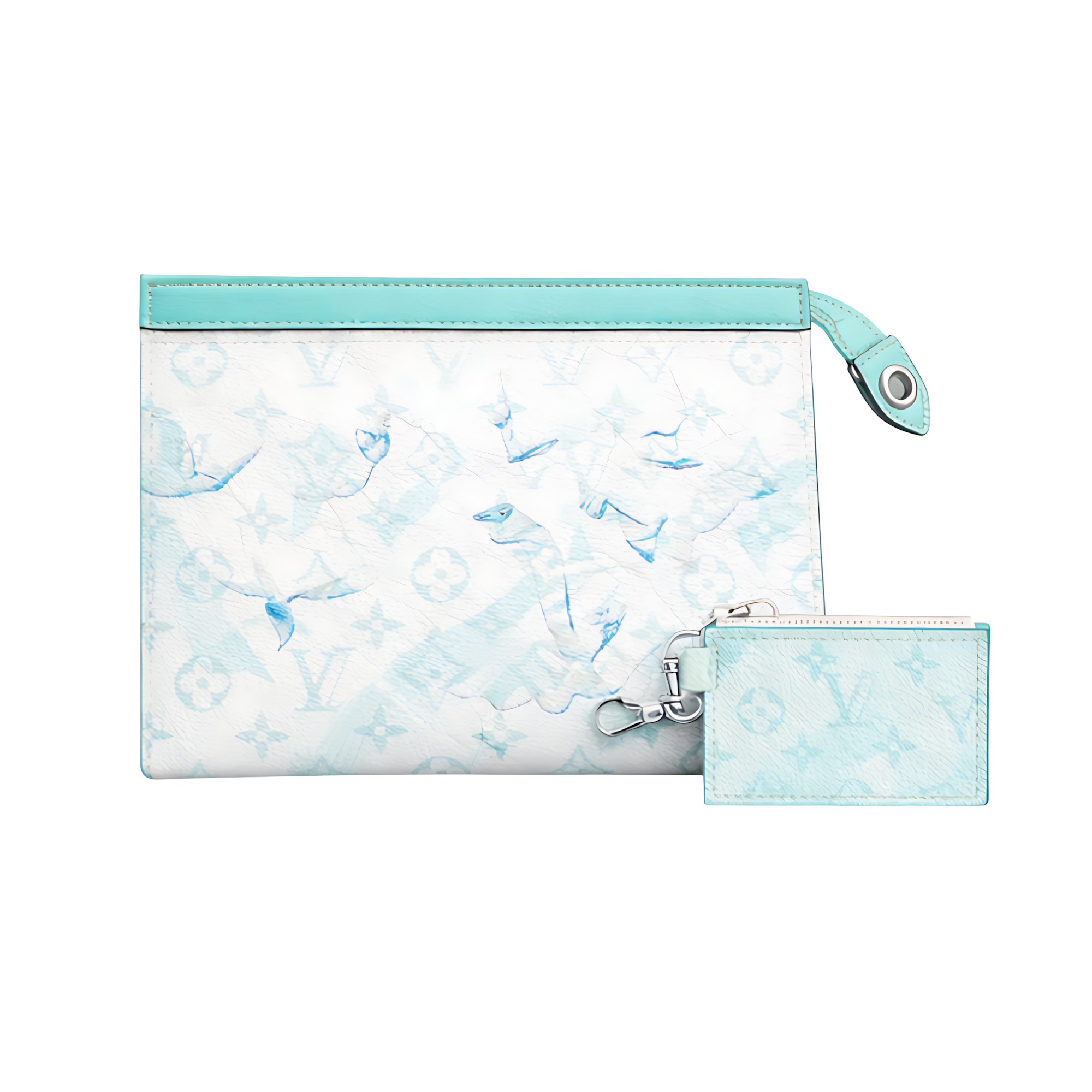 Louis Vuitton White LV Multi Canvas Pouch – White & Canvas