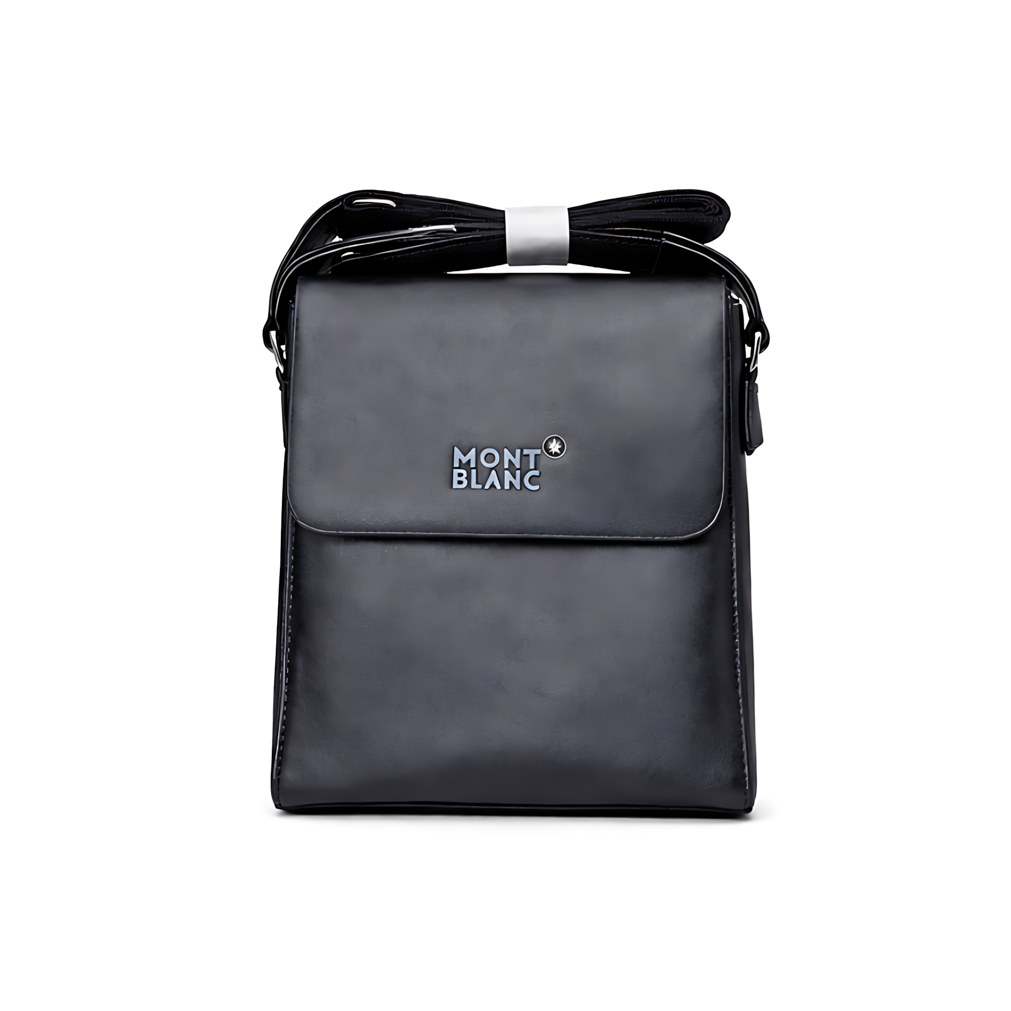 Montblanc Black Leather Crossbody Bag – Black & Leather