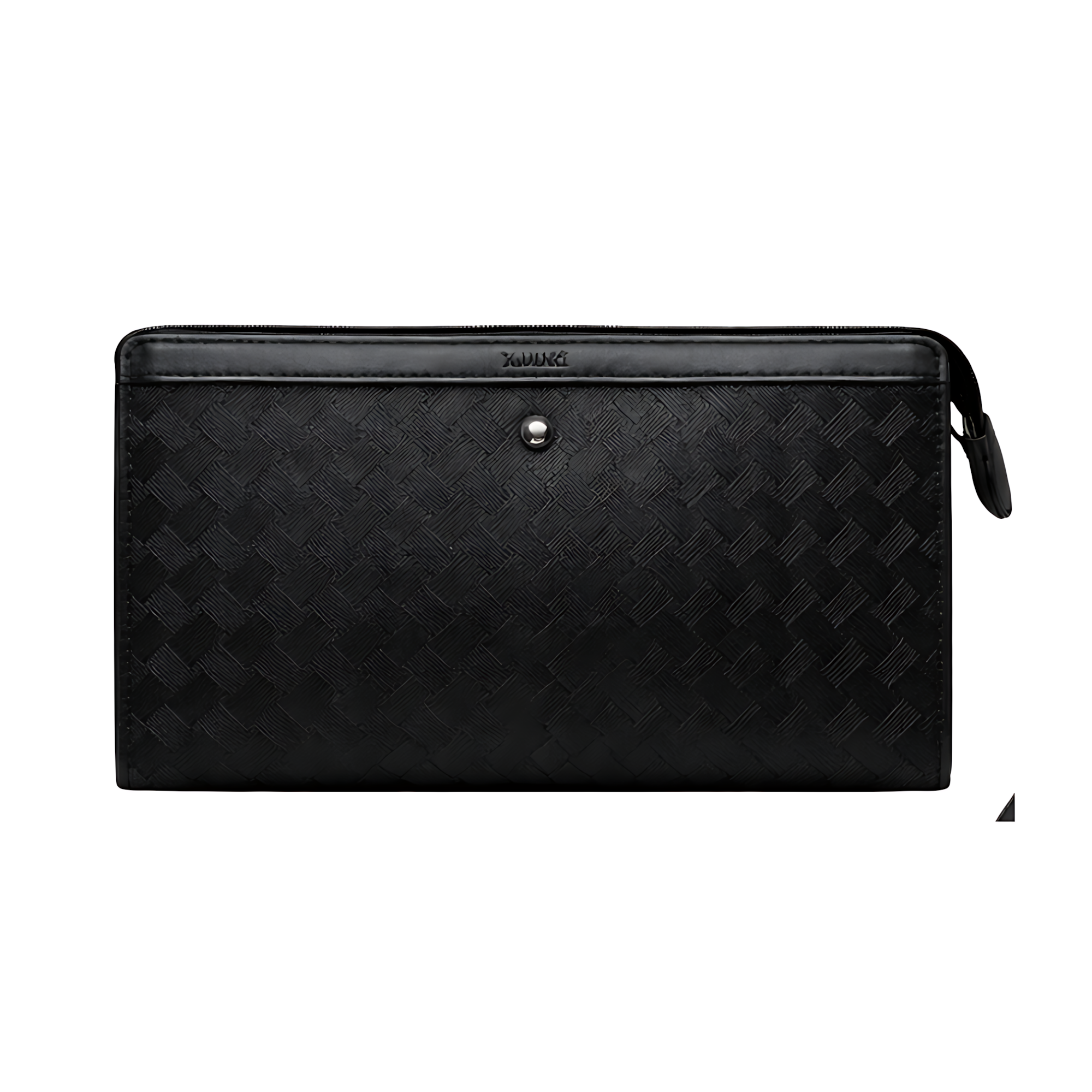 Montblanc Black Leather Clutch Pouch – Black & Leather