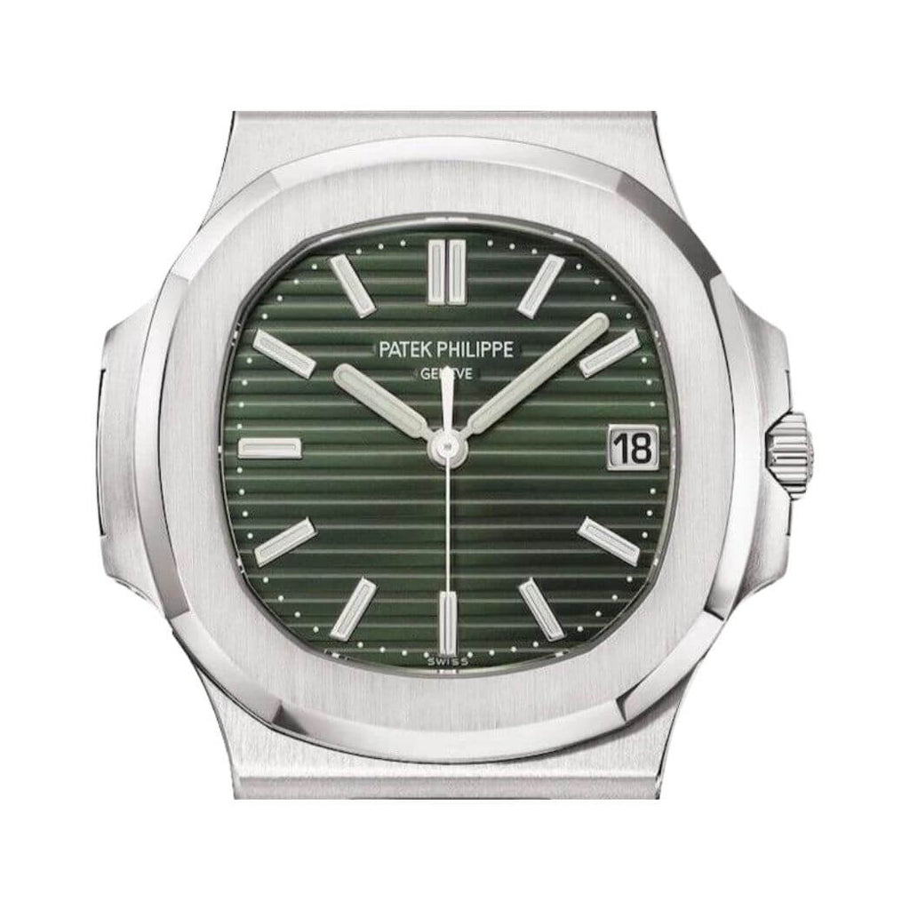 Patek Philippe Nautilus Sunburst Olive Green Dial Watch – Green & Olive Green & Dial