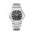 Patek Philippe Nautilus Sunburst Olive Green Dial Watch – Green & Olive Green & Dial