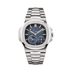 Patek Philippe Nautilus Moon Phase Blue Dial Watch – Blue & Dial